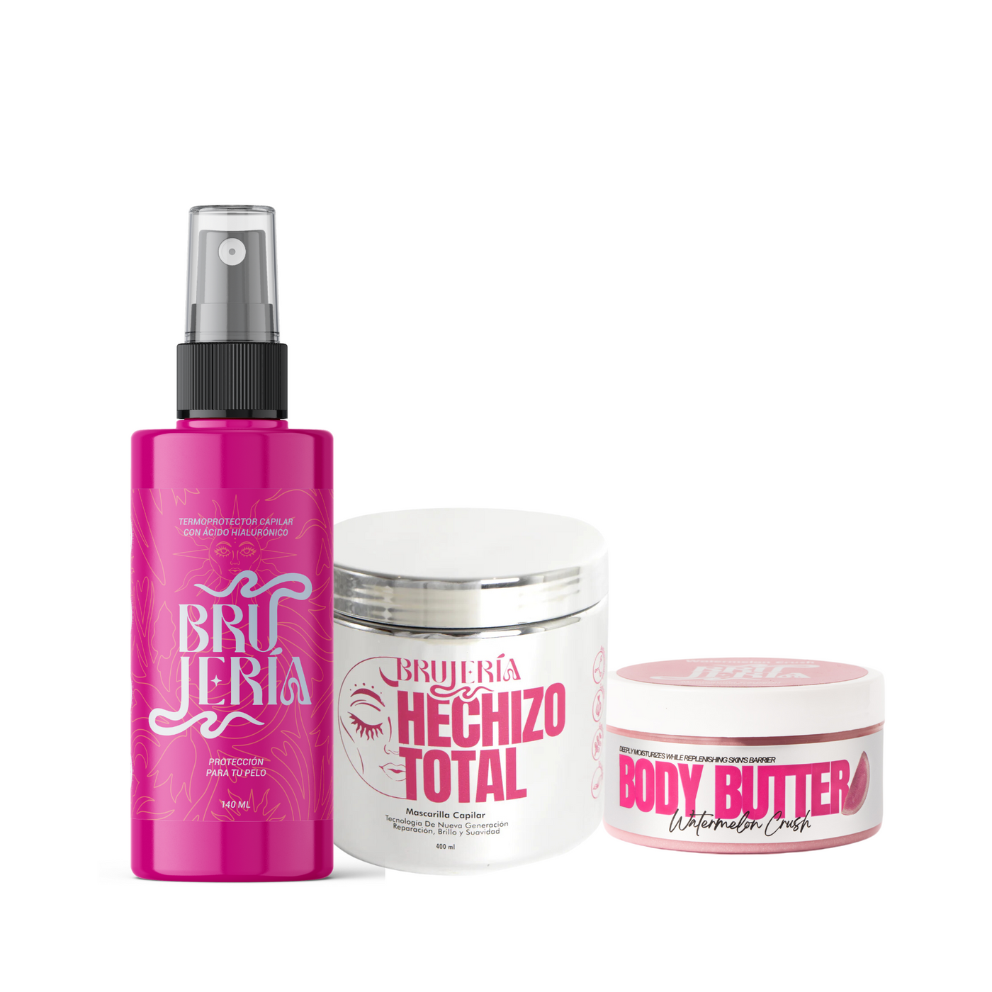 Kit Magia de Pies a Cabeza - Mascarilla + Mantequilla + Termoprotector