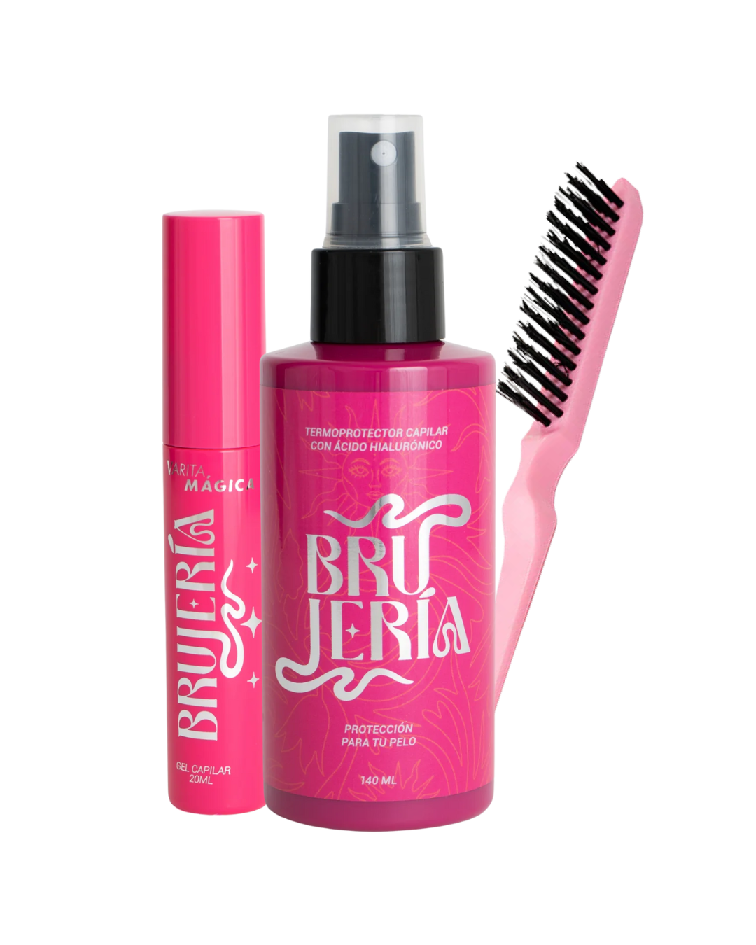Bye Frizz - Cepillo Pulidor + Termoprotector + Varita Mágica