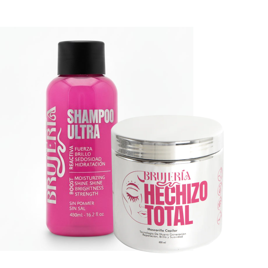 Shampoo Ultra y Mascarilla Hechizo Total  - Brujeria Capilar