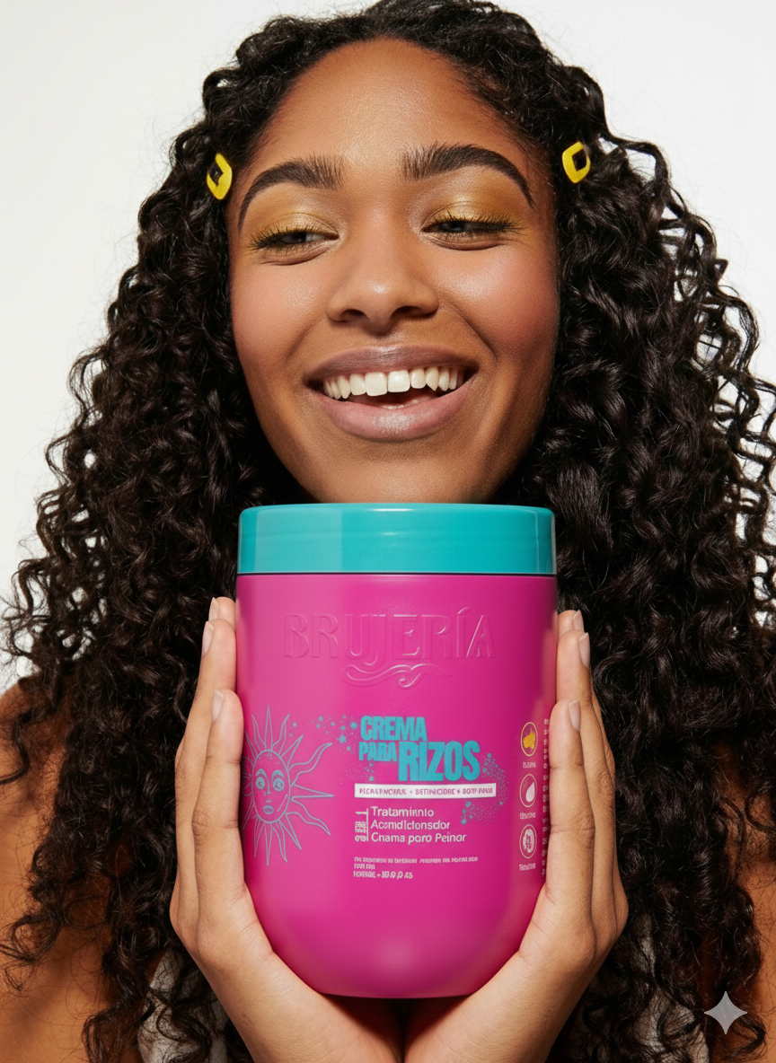 Crema Para Rizos 3 en 1 x 1000ml - Brujeria Capilar