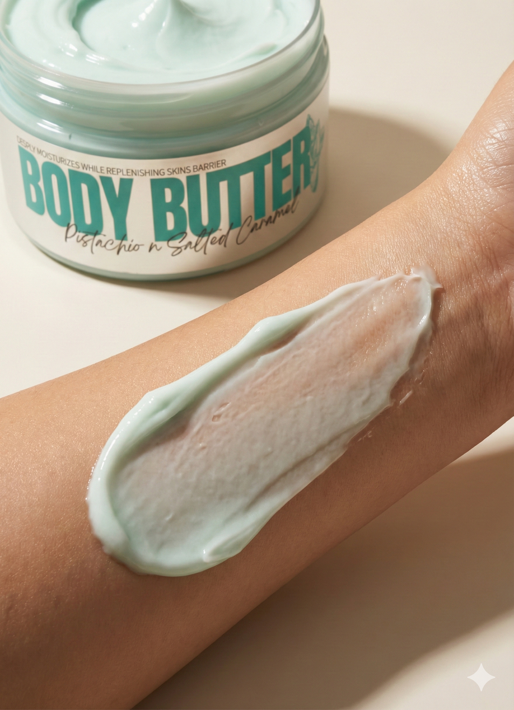 Mantequilla Corporal Hidratante - Pistacho y Caramelo Salado