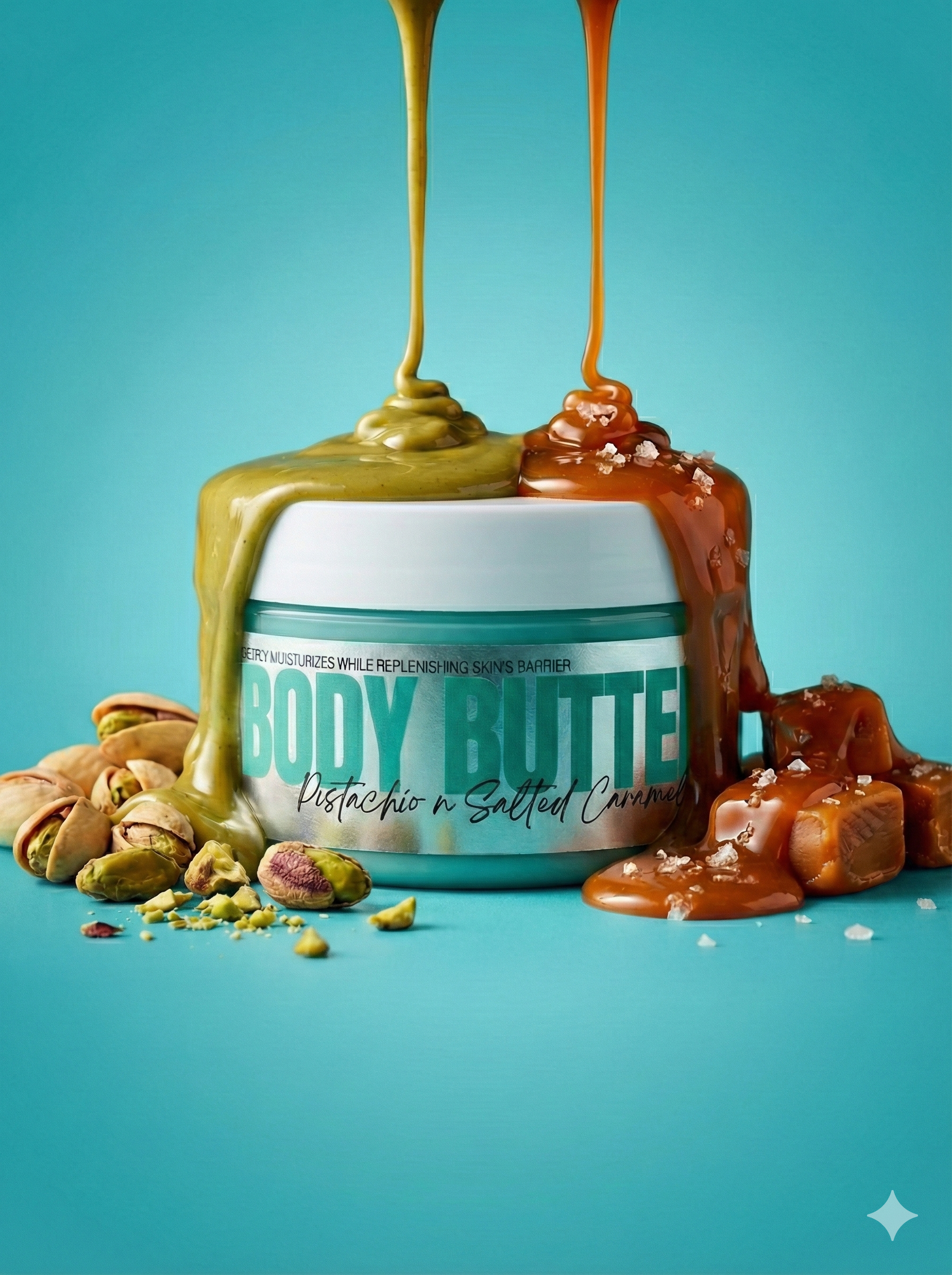 Mantequilla Corporal Hidratante - Pistacho y Caramelo Salado