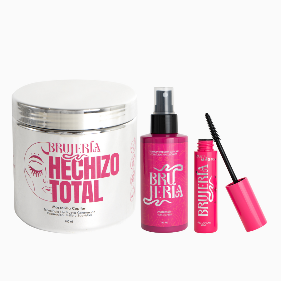 Kit De Encanto - Termoprotector + Mascarilla Capilar + Varita Mágica