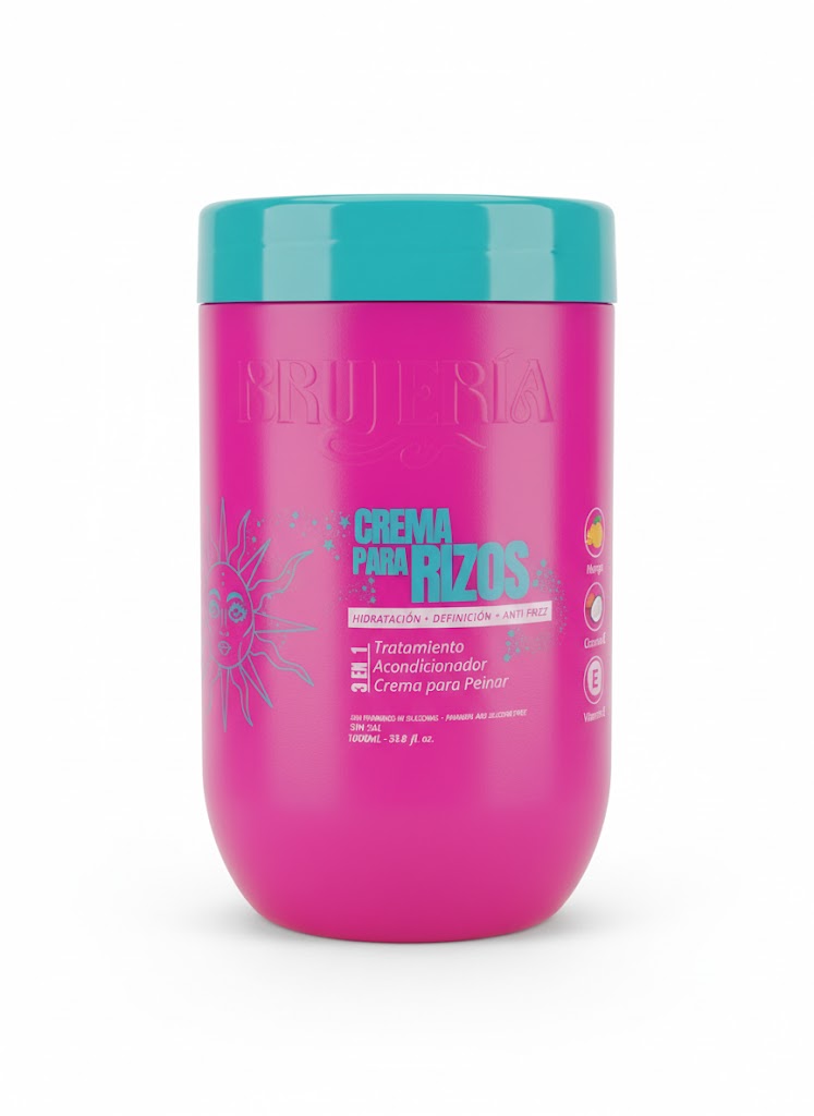 Crema Para Rizos 3 en 1 x 1000ml - Brujeria Capilar